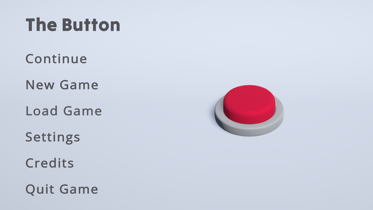 Main Menu, which switches color palette based on the last savegame